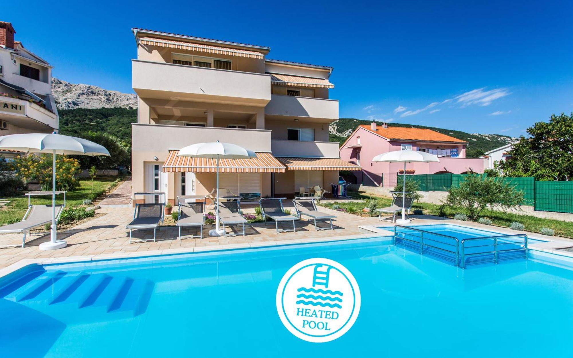 Apartments Viktorija Baška Esterno foto